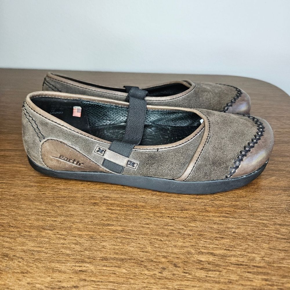 Earth Shoes Leather Mary Jane Sneaker Flats Womens 7 Inset Heel Boho Granola - Picture 4 of 10